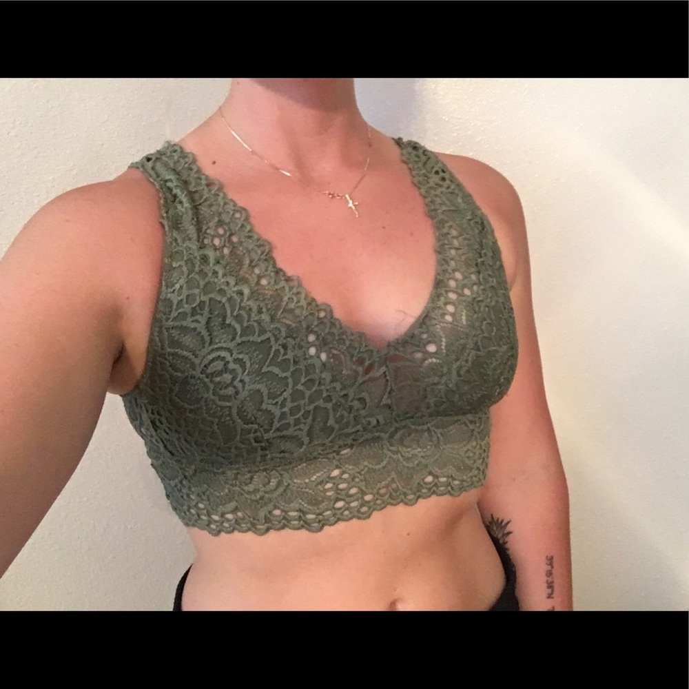 Olive green Bralette